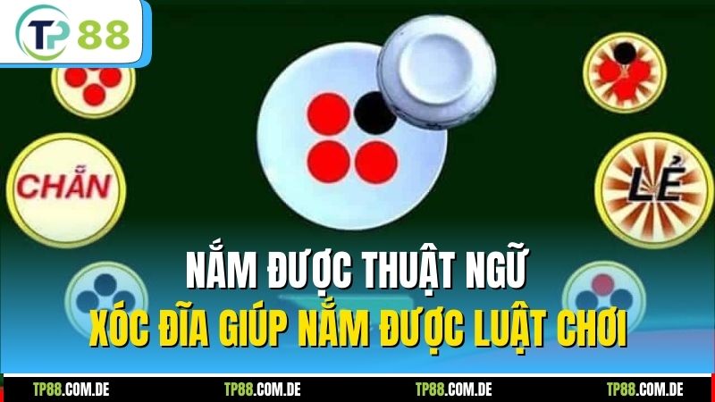 Nắm được thuật ngữ xóc đĩa giúp nắm được luật chơi