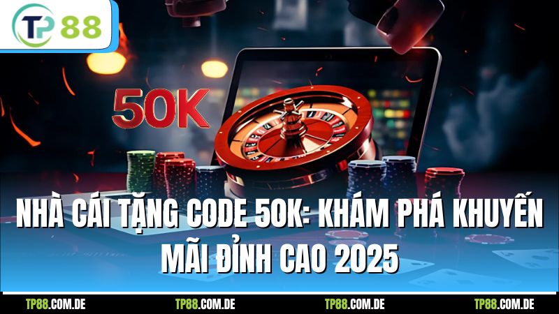 Nhà Cái Tặng Code 50K: Khám Phá Khuyến Mãi Đỉnh Cao 2025